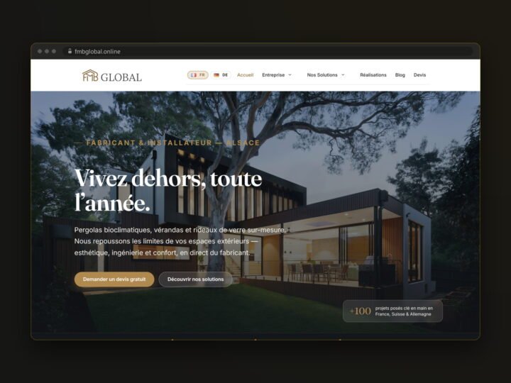 FMB Global — Fransa Pazarı İçin İki Dilli Kurumsal Site